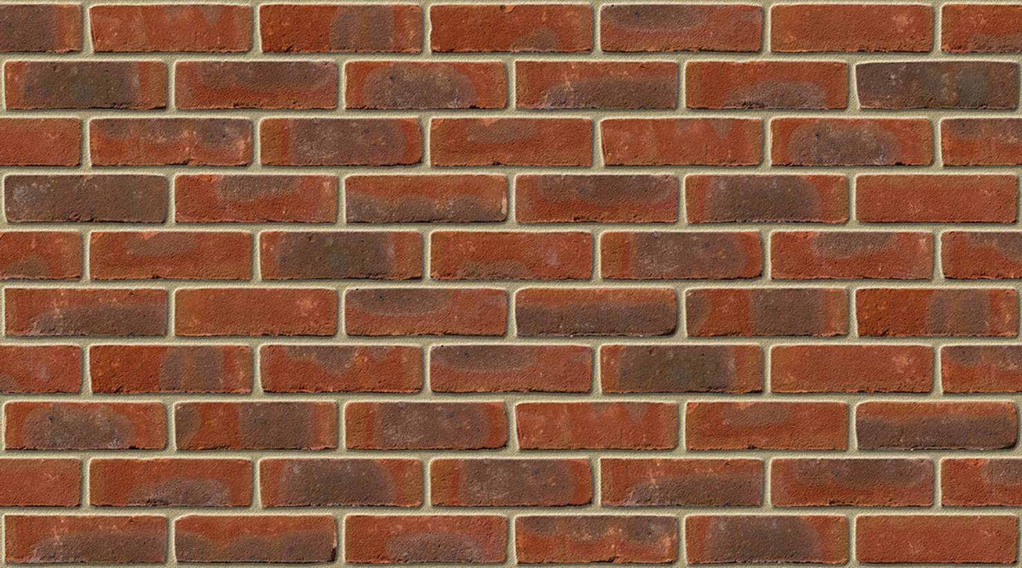 Chartham Red Multi with Buff mortar