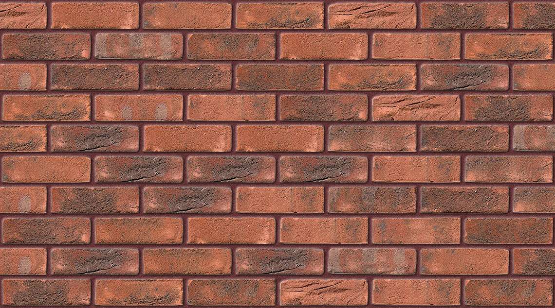 Westcroft Red Multi with Brown Red mortar