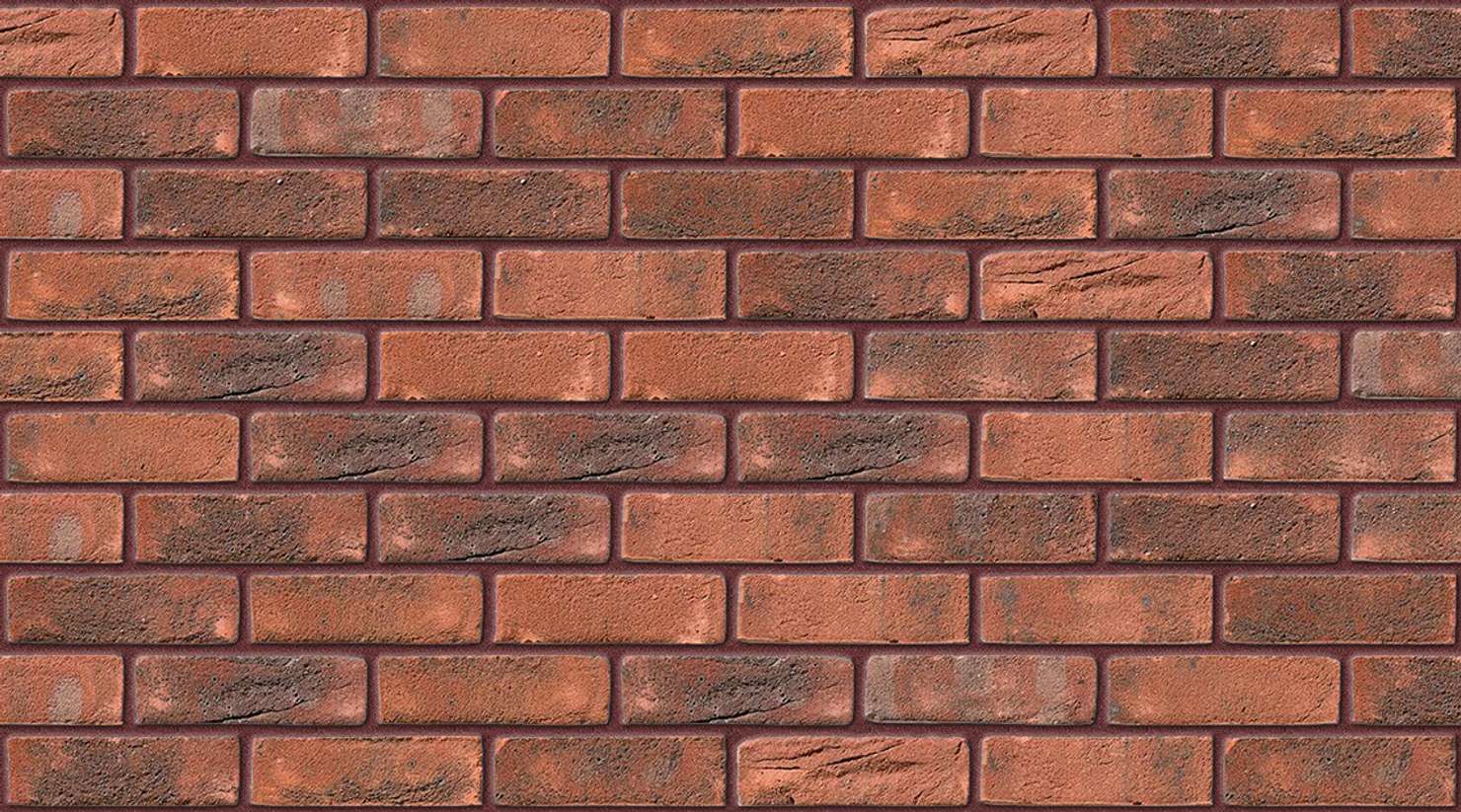 Westcroft Red Multi with Brown Red mortar