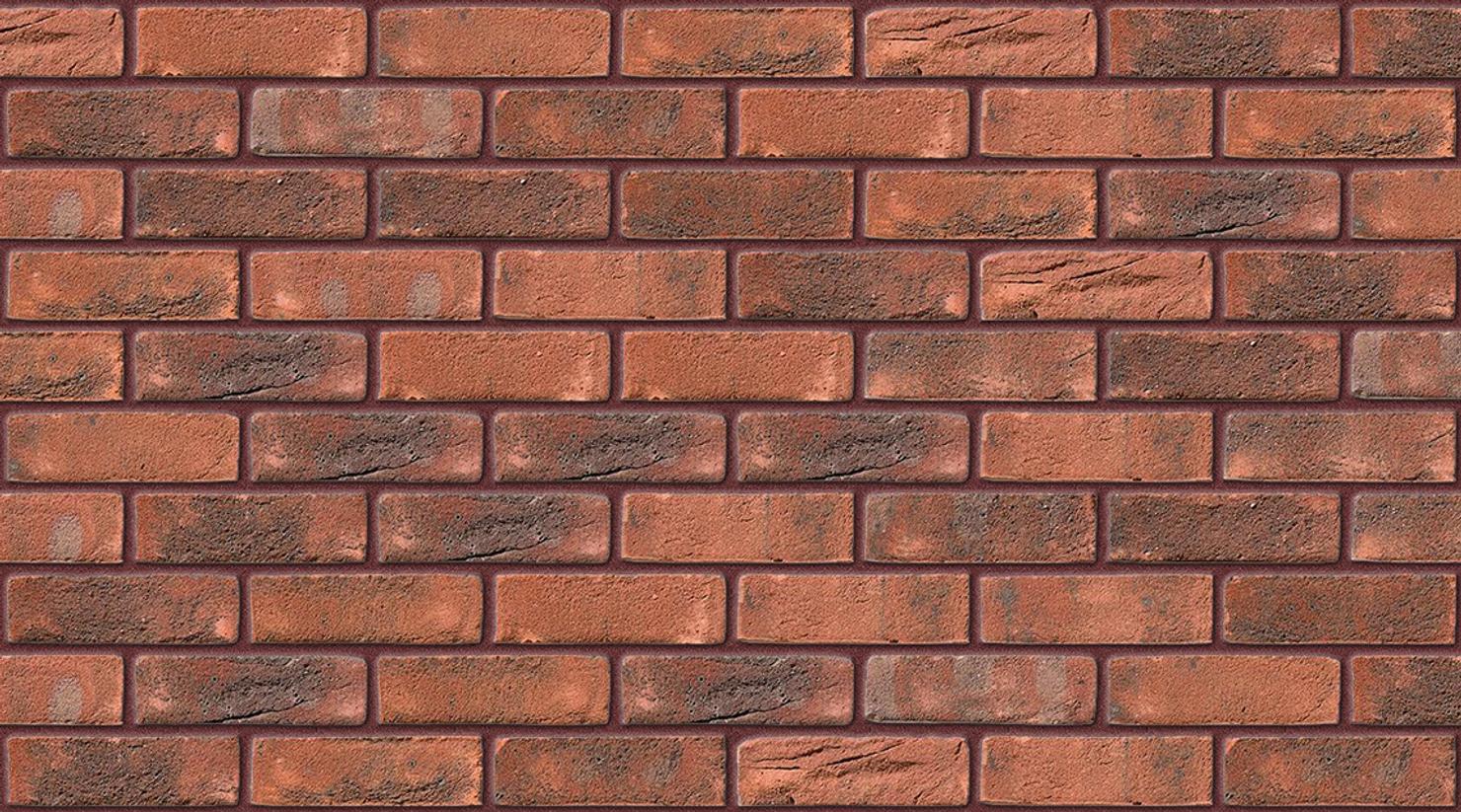 Westcroft Red Multi with Brown Red mortar