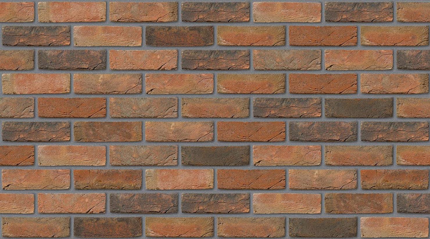 Amberley Red Multi with Mid Grey mortar