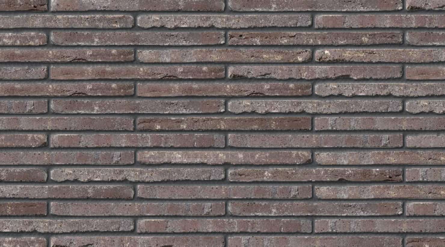 Roman Black Waterstruck with Dark Grey mortar