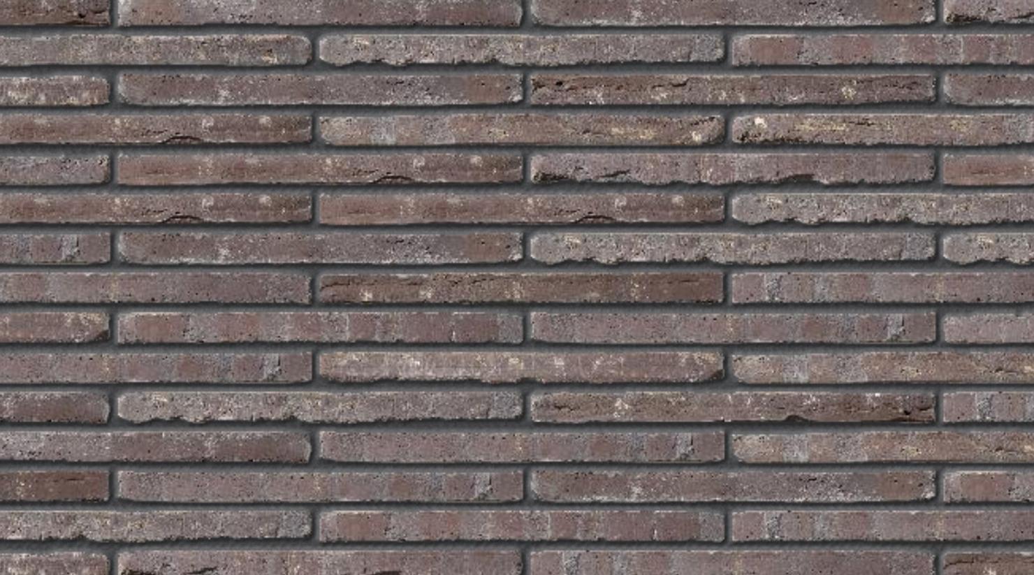 Roman Black Waterstruck with Dark Grey mortar