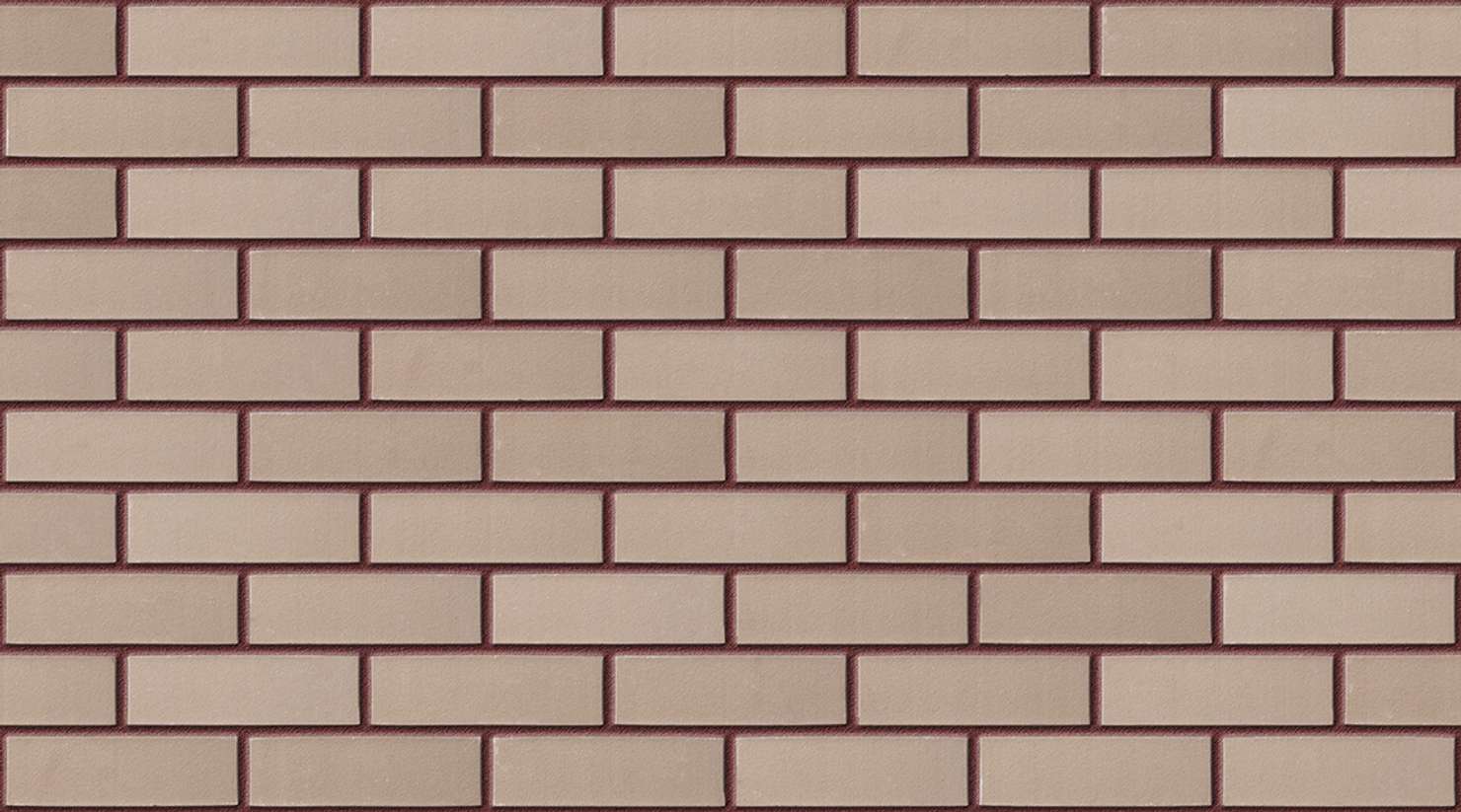 Klinker Chrome Grey with Brown Red mortar