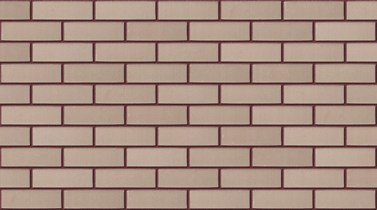 Klinker Chrome Grey with Brown Red mortar