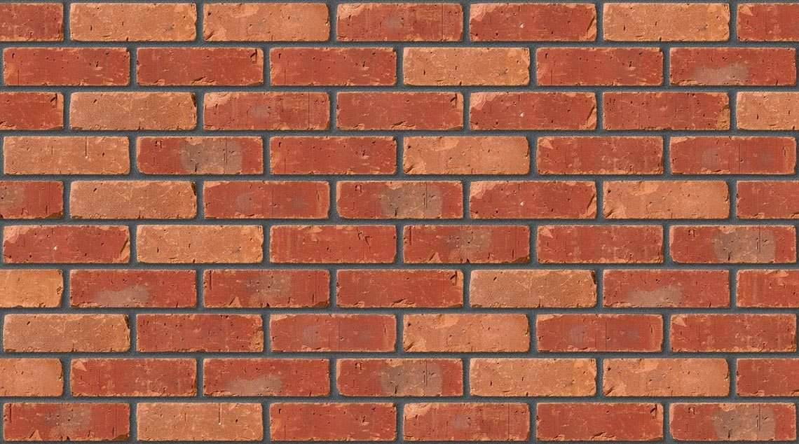Malvern Red with Dark Grey mortar