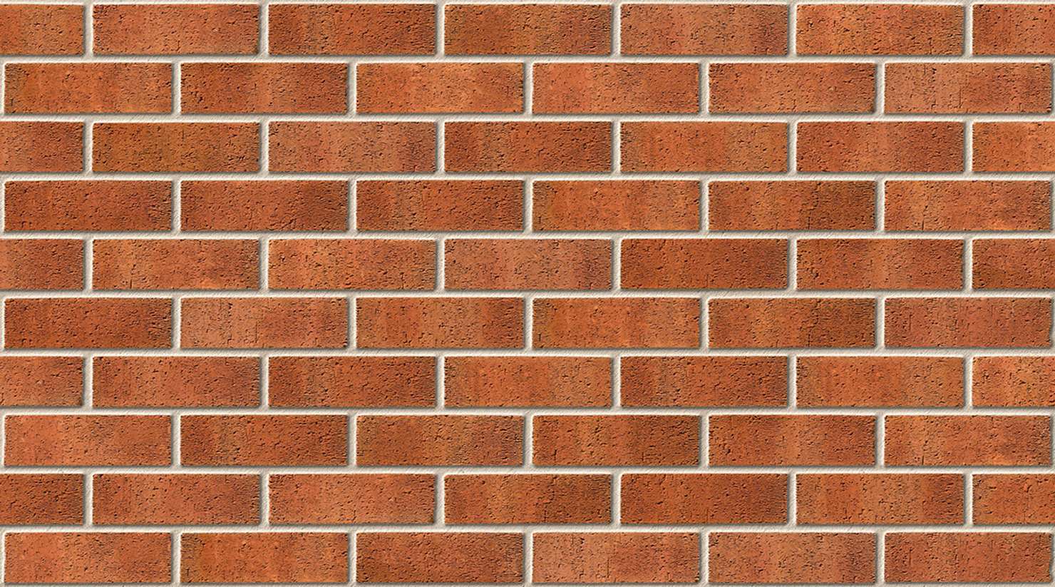 Red Multi Rustic with Ivory mortar