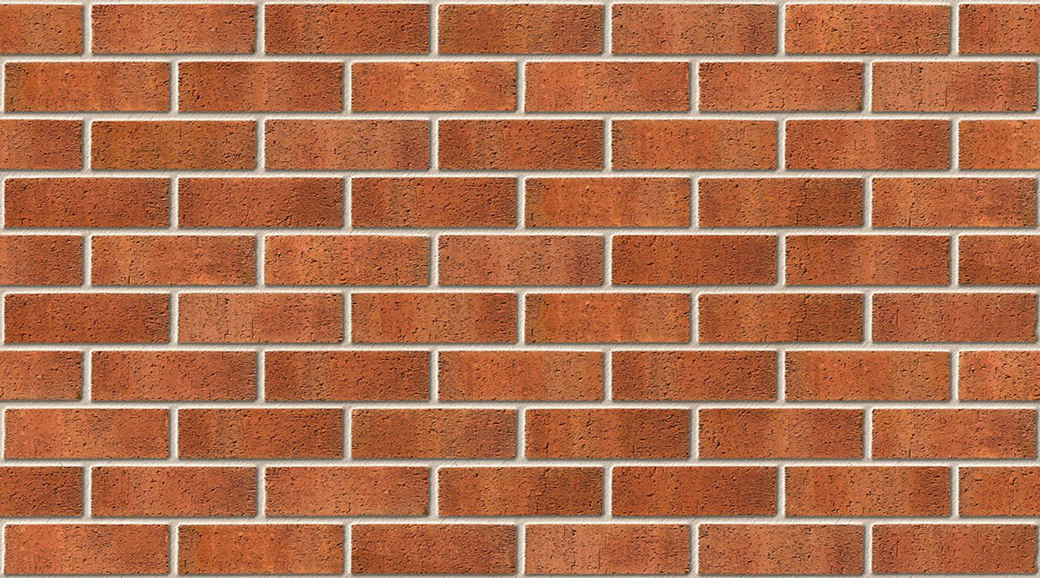 Red Multi Rustic with Ivory mortar