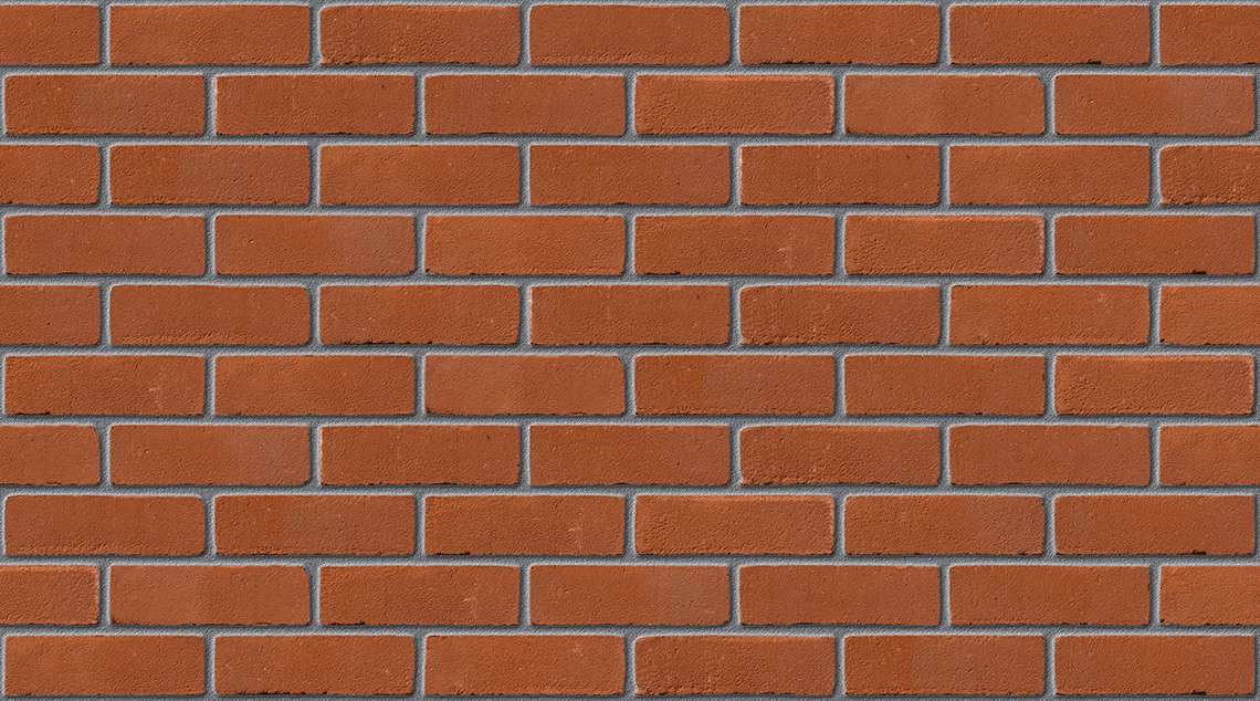 Dorcester Red with Mid Grey mortar