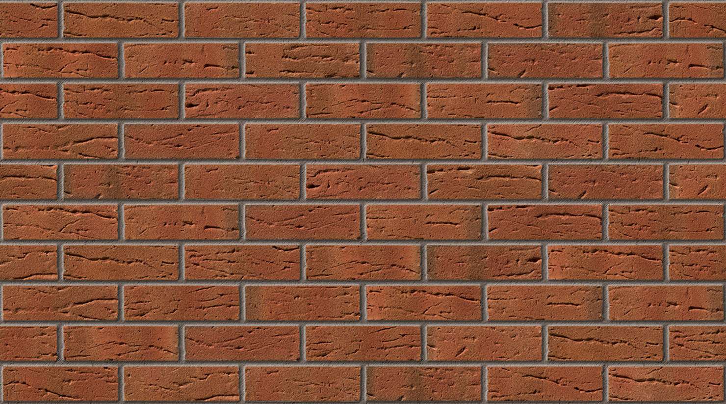 Crimson Red Multi with Mid Grey mortar