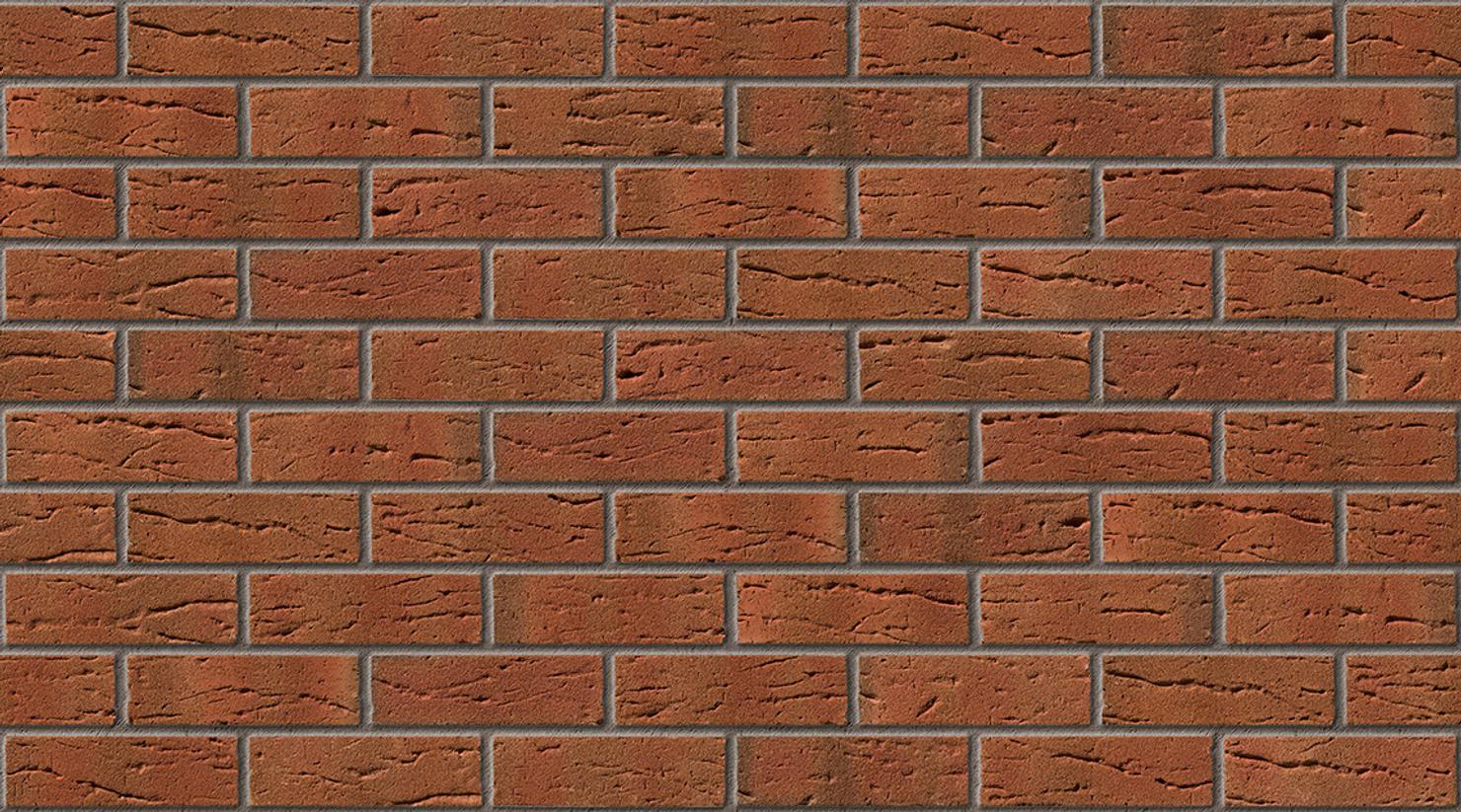 Crimson Red Multi with Mid Grey mortar