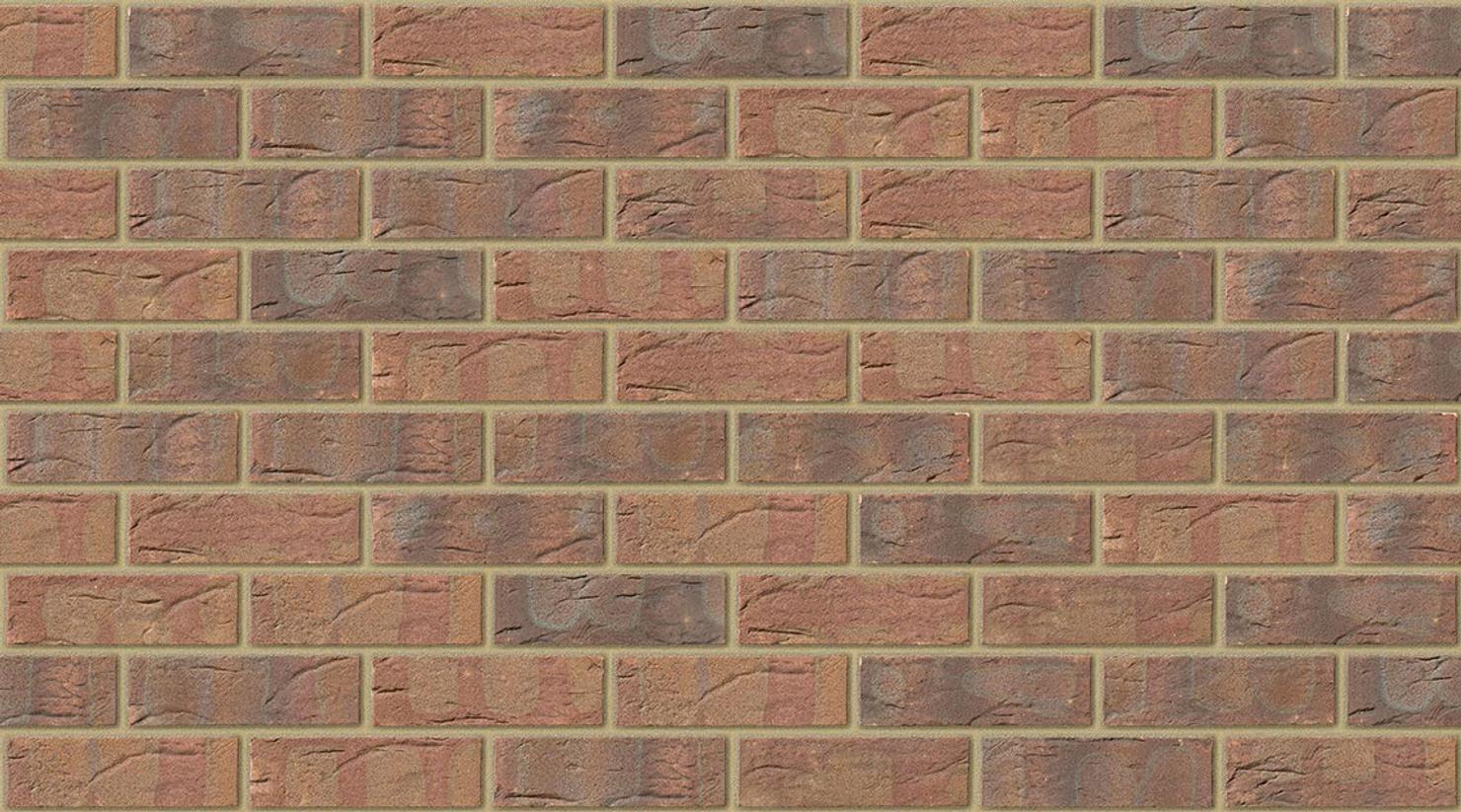 Village Russet Red Mixture with Buff mortar