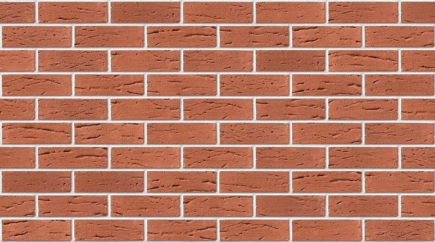 Crimson Red with White mortar