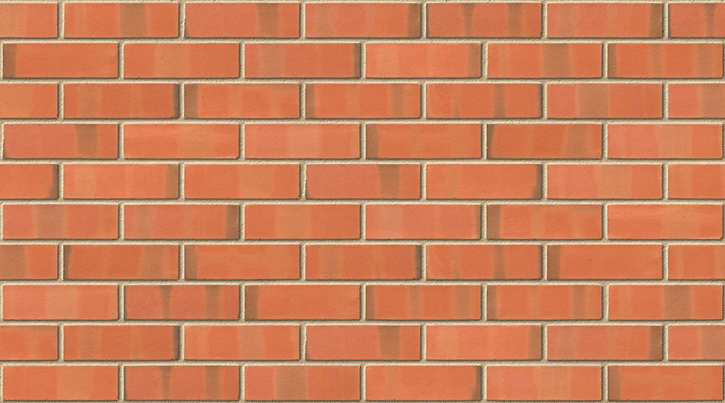 Victorian Red Multi with Buff mortar