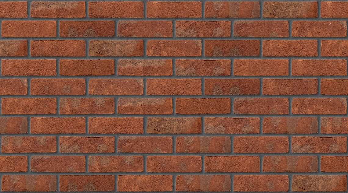Oakthorpe Red Multi with Dark Grey mortar