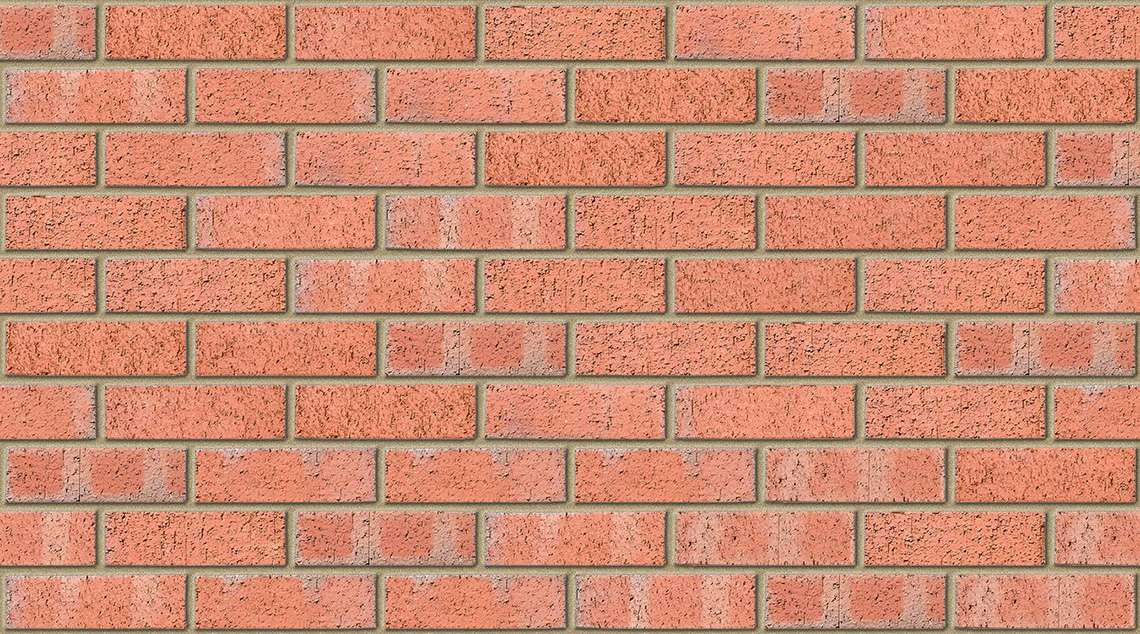 Russet Red Mixture with Buff mortar