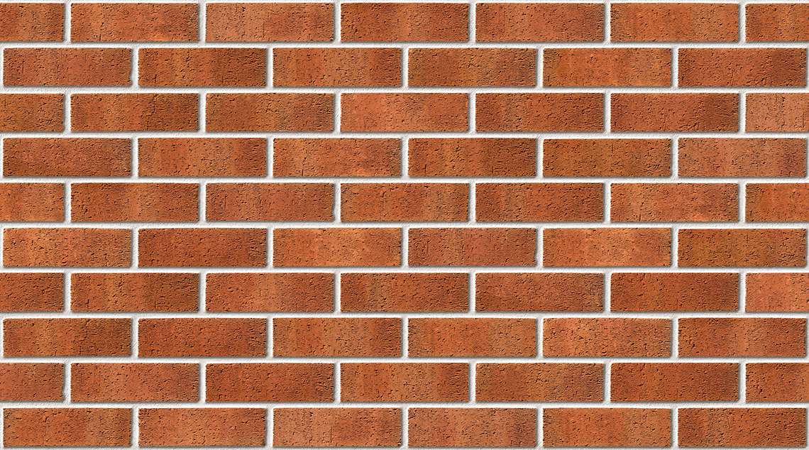 Red Multi Rustic with White mortar