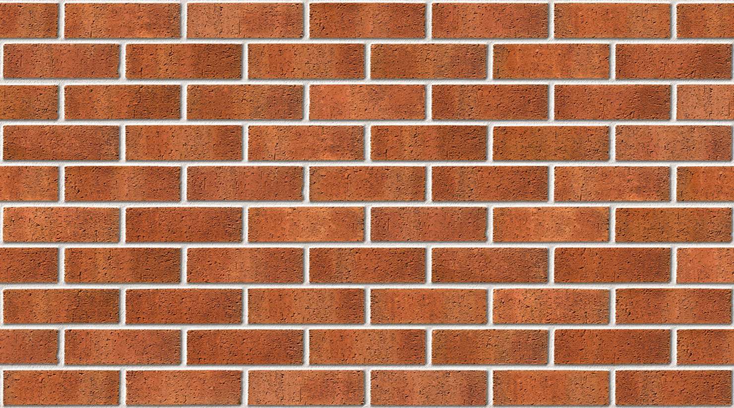 Red Multi Rustic with White mortar