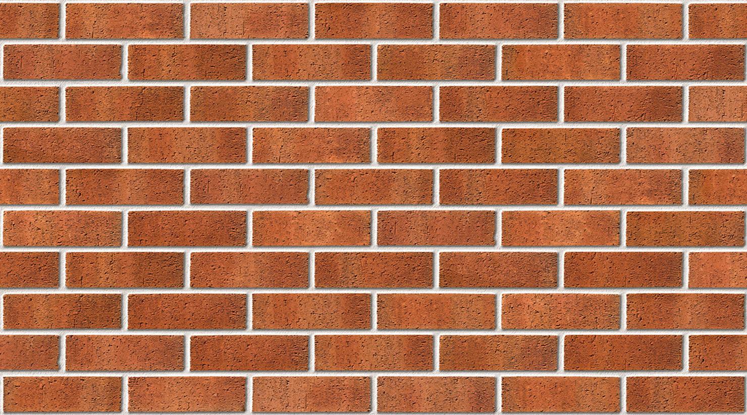 Red Multi Rustic with White mortar