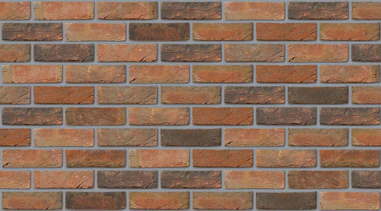 Amberley Red Multi with Natural mortar