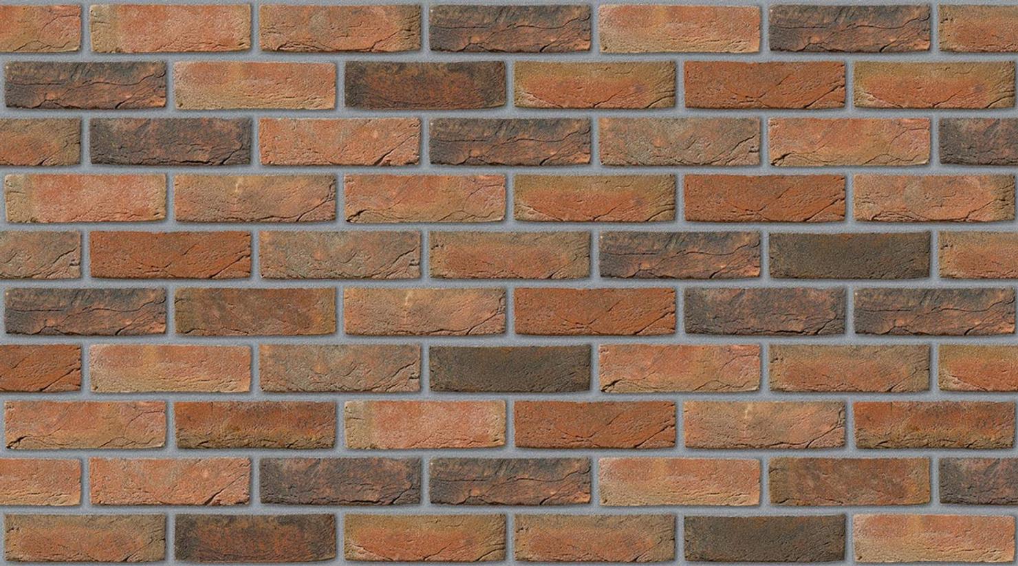 Amberley Red Multi with Natural mortar