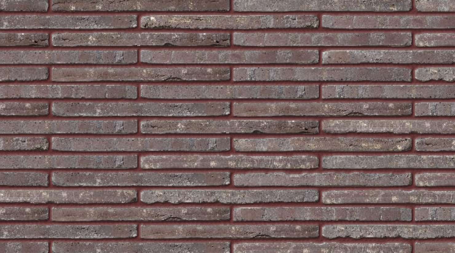 Roman Black Waterstruck with Brown Red mortar