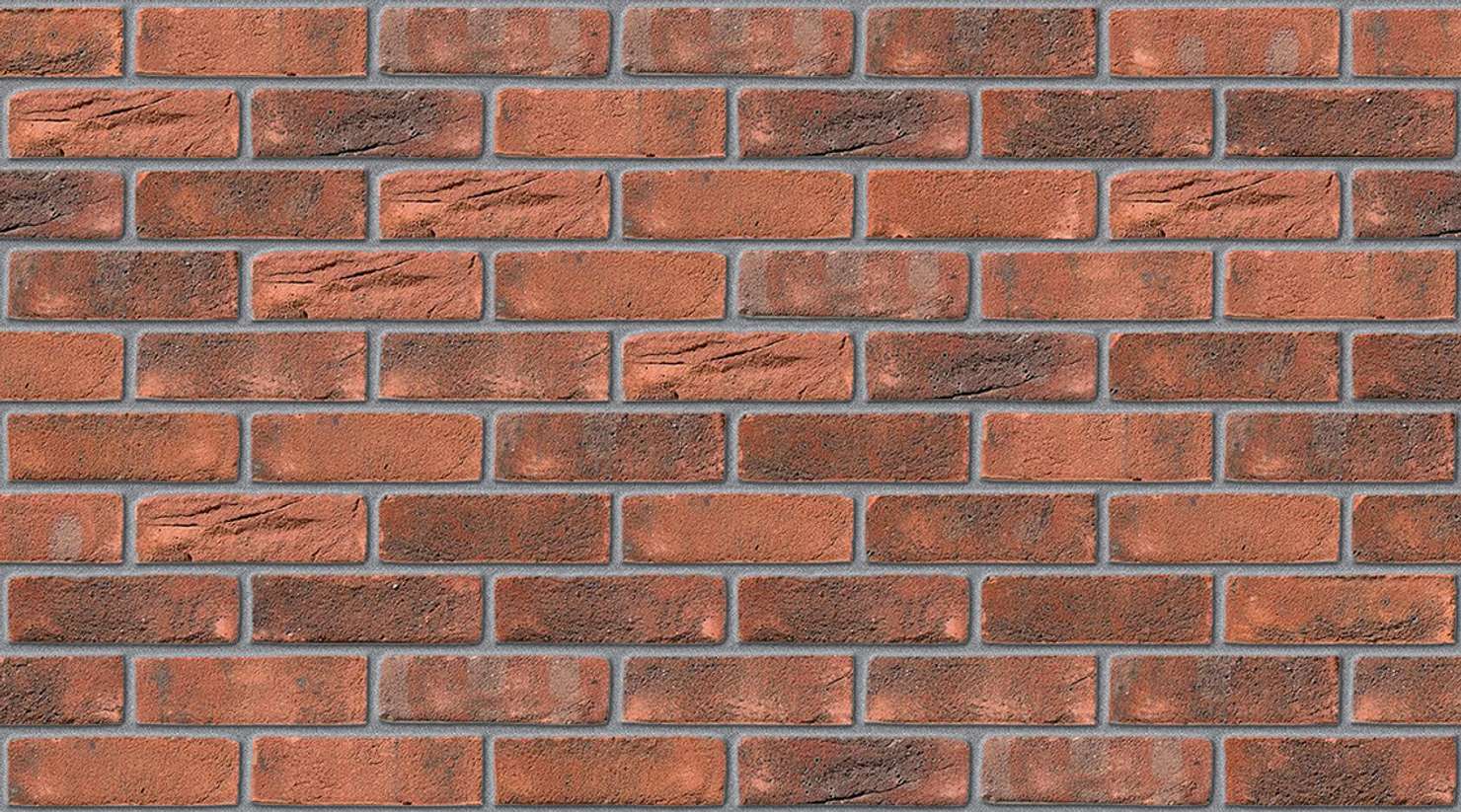 Westcroft Red Multi with Natural mortar