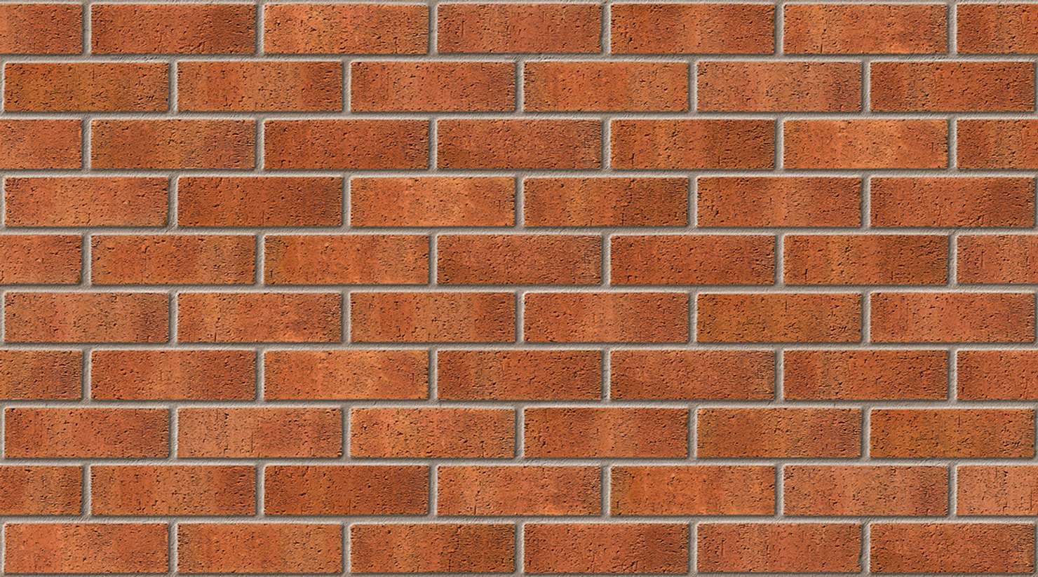 Red Multi Rustic with Natural mortar