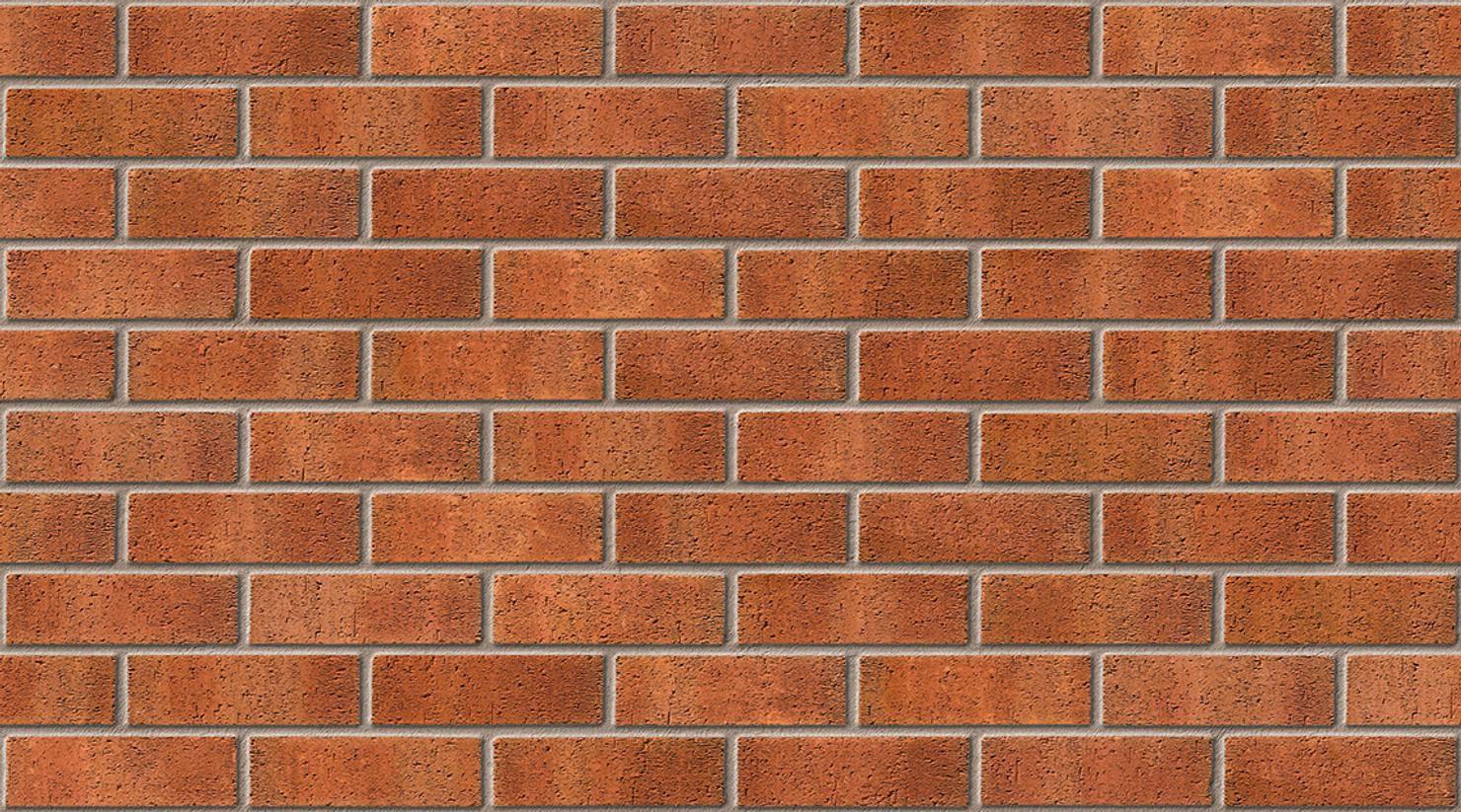 Red Multi Rustic with Natural mortar