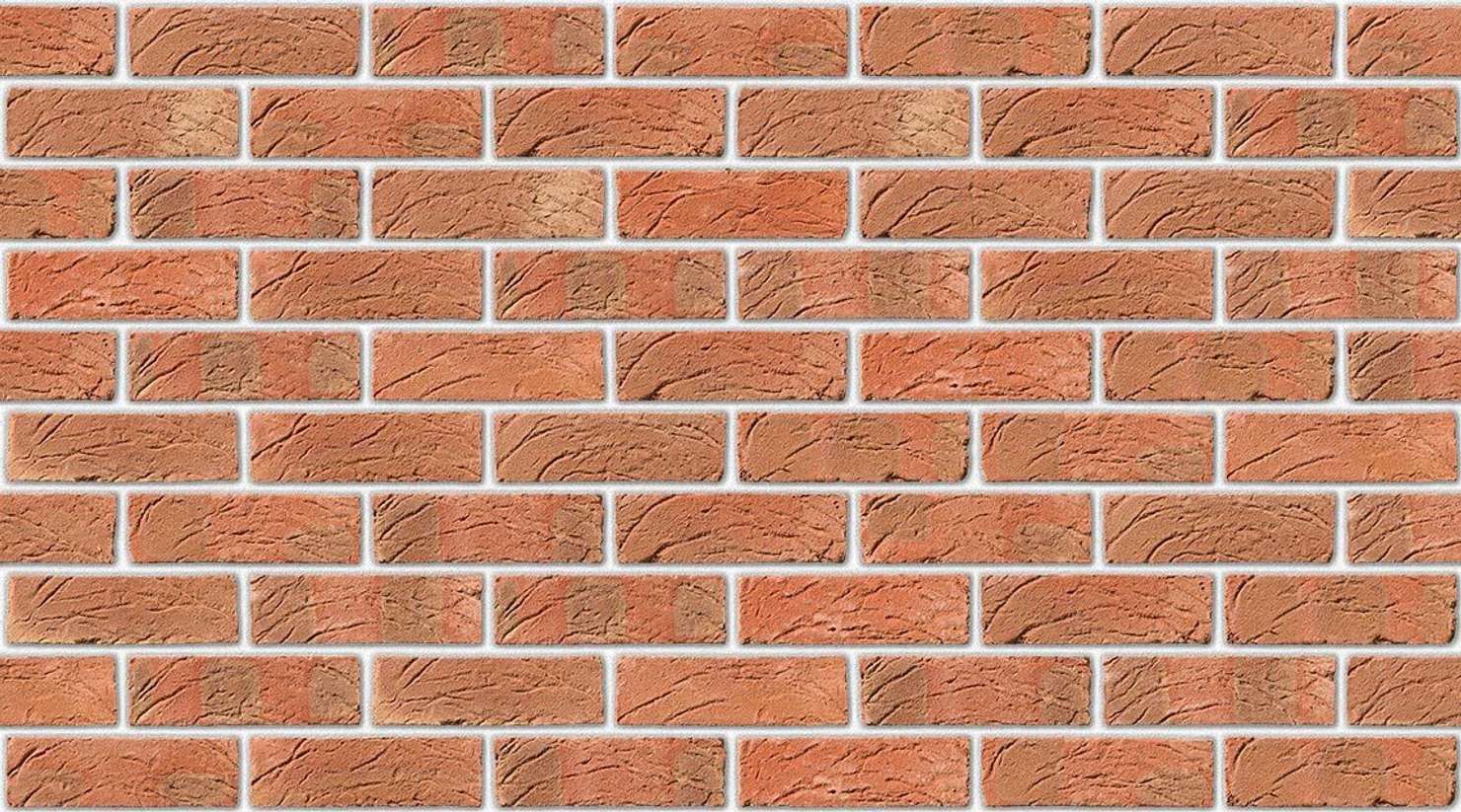 Sunset Red with White mortar