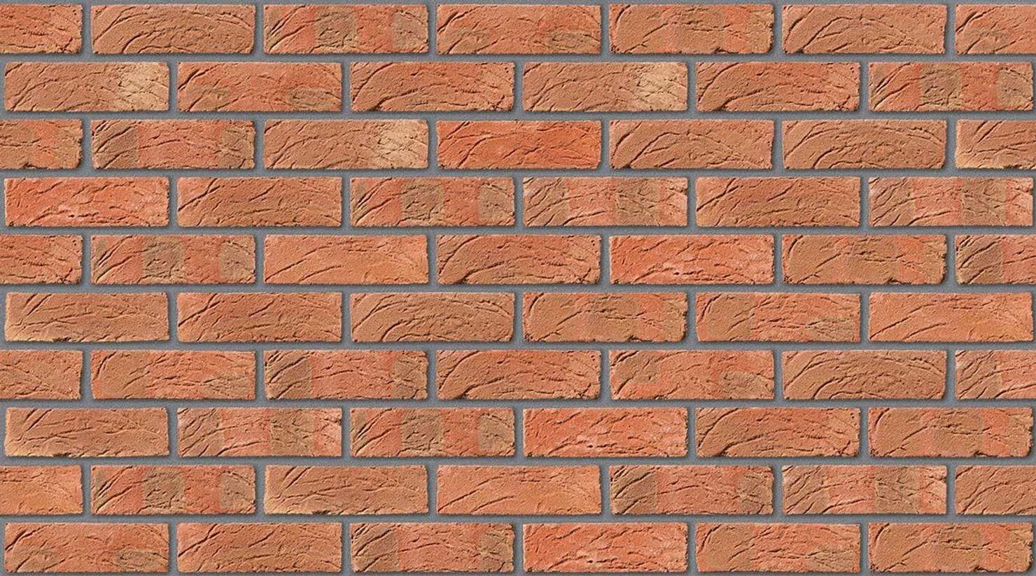 Sunset Red with Mid Grey mortar