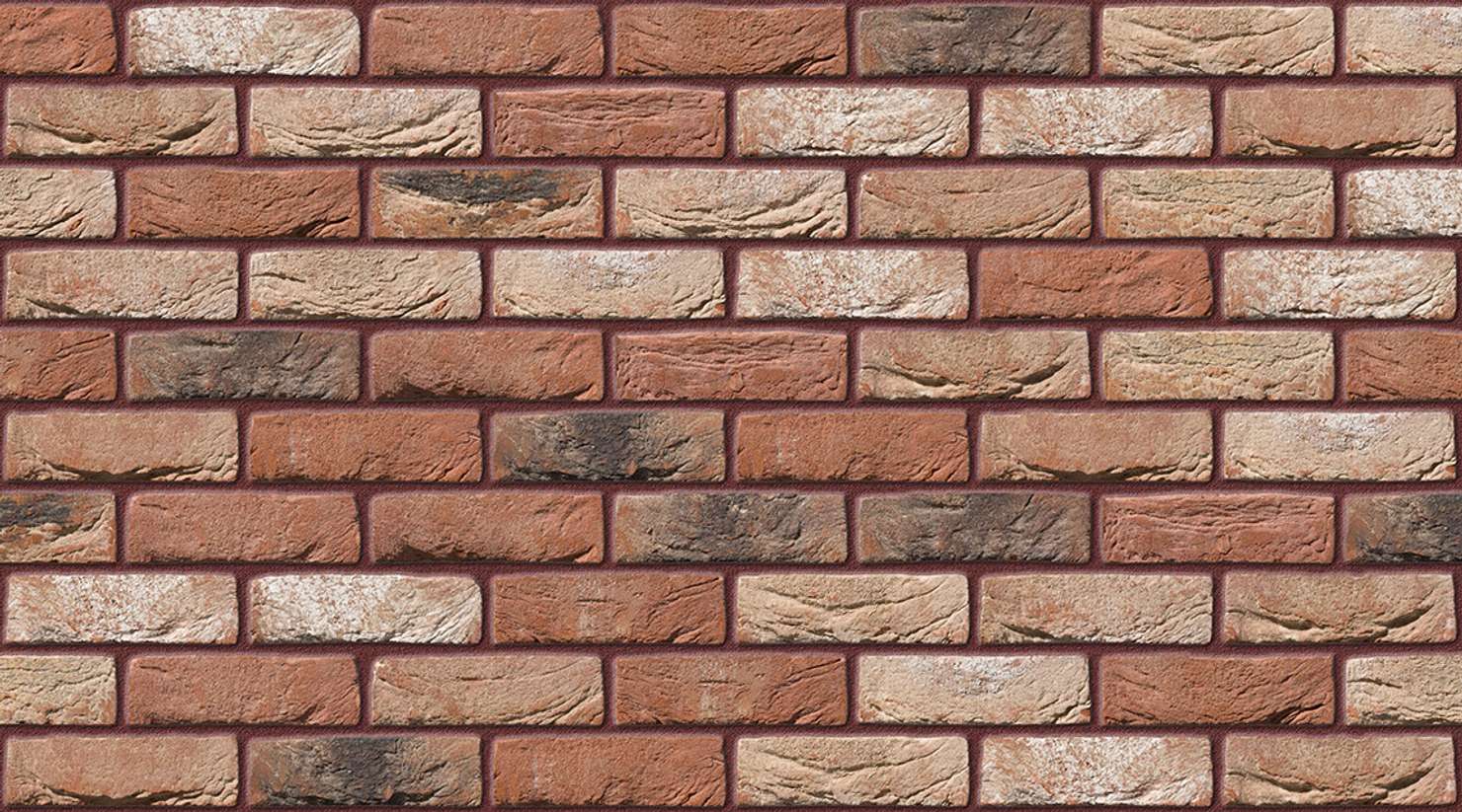 Barok with Brown Red mortar