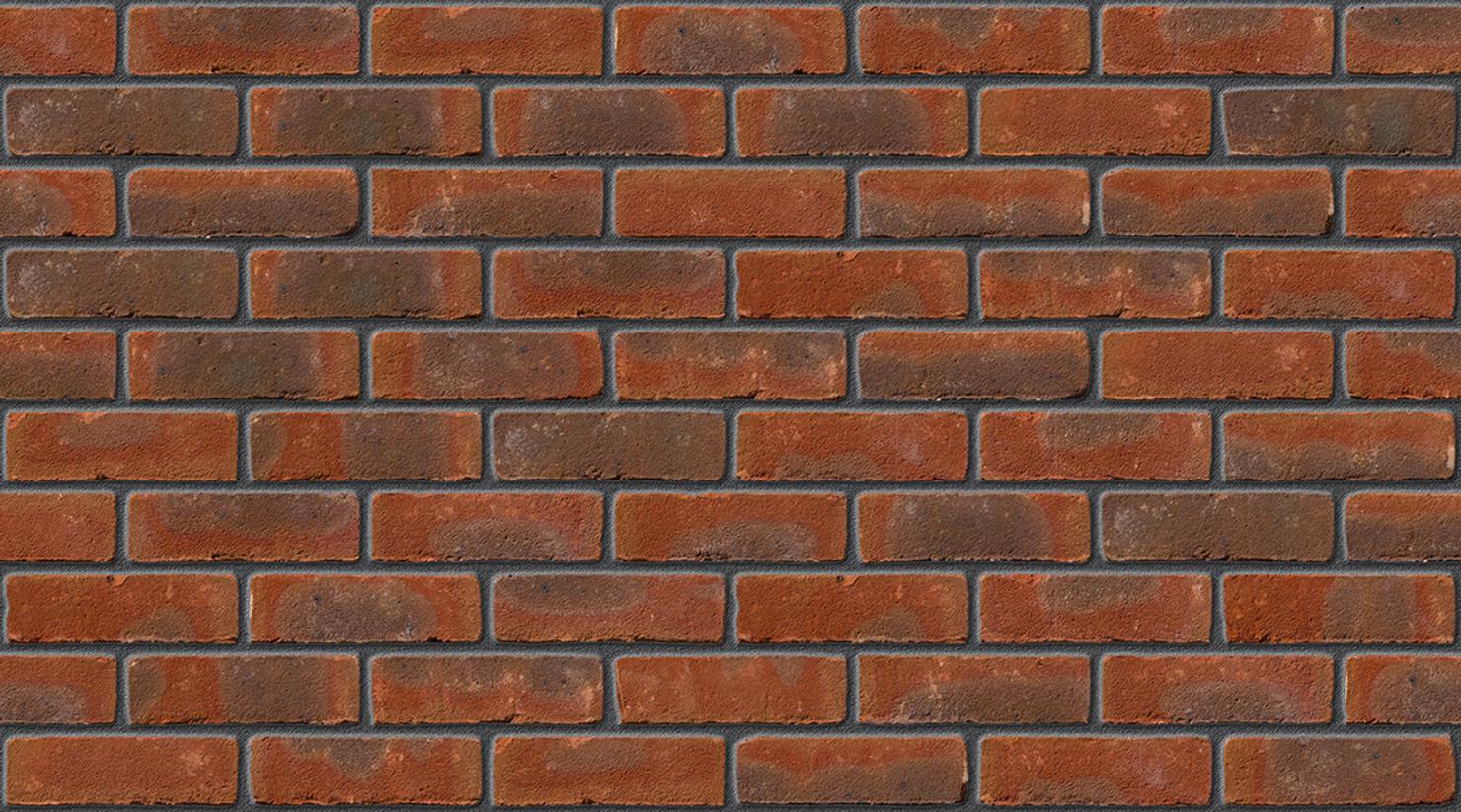 Chartham Red Multi with Dark Grey mortar