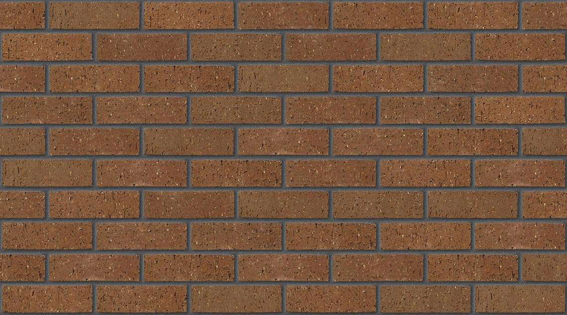 Staffordshire Brown Dragfaced with Dark Grey mortar