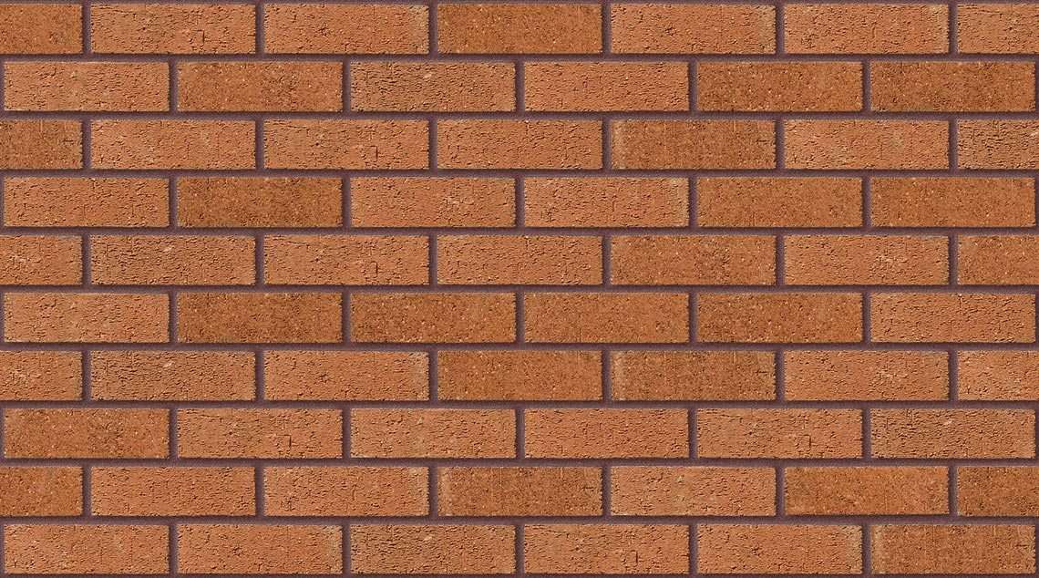 County Red Rustic with Brown Red mortar