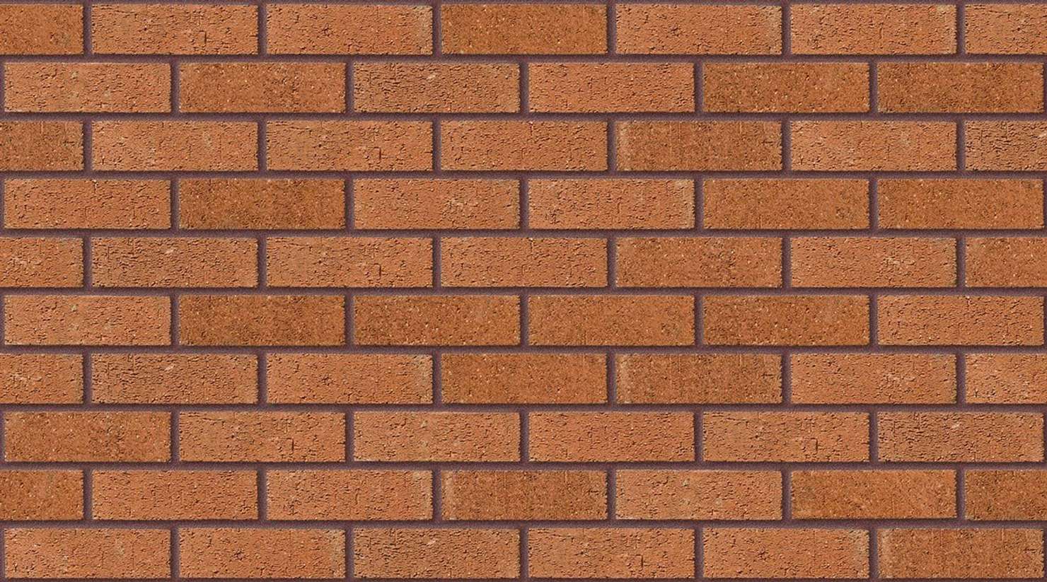 County Red Rustic with Brown Red mortar