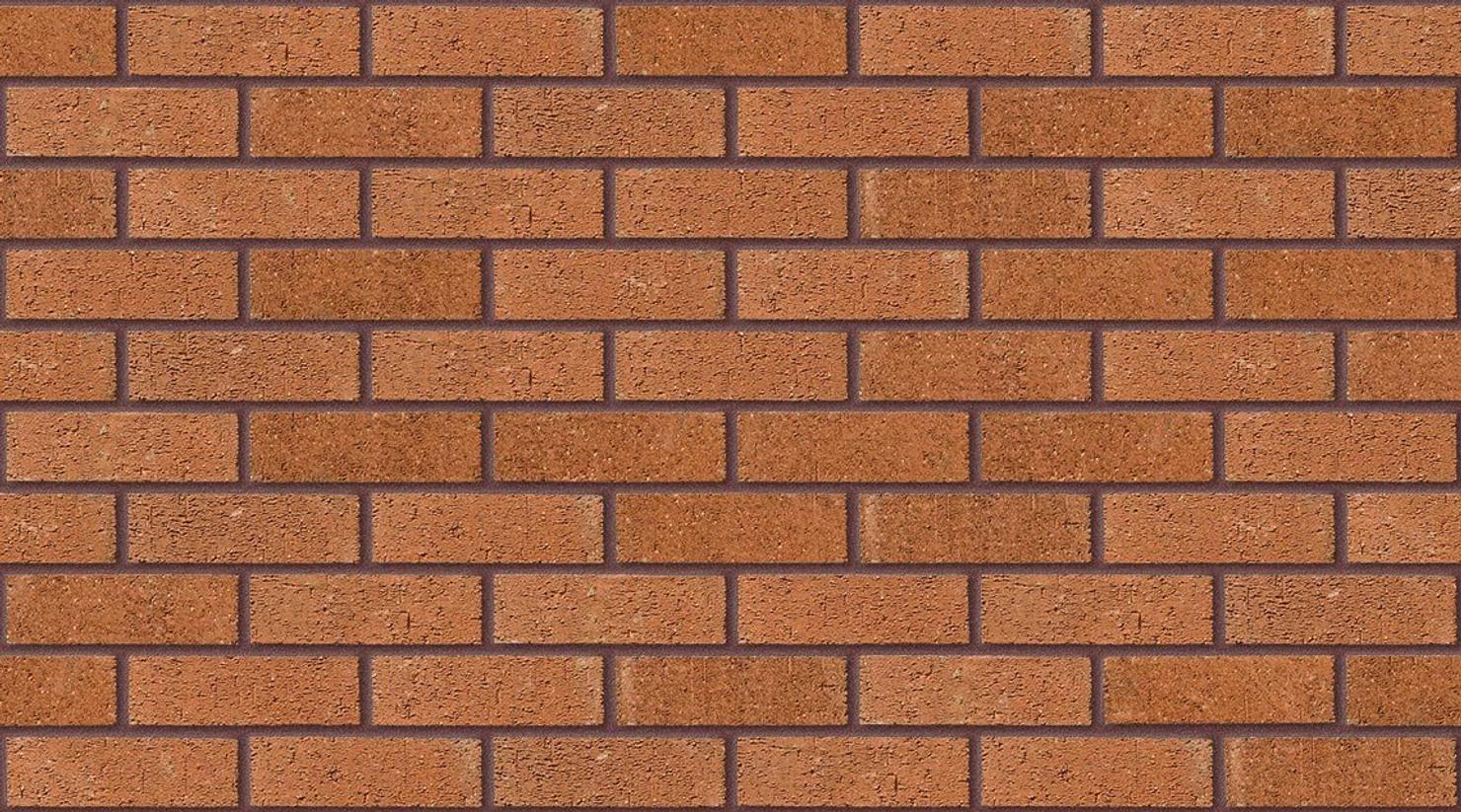 County Red Rustic with Brown Red mortar