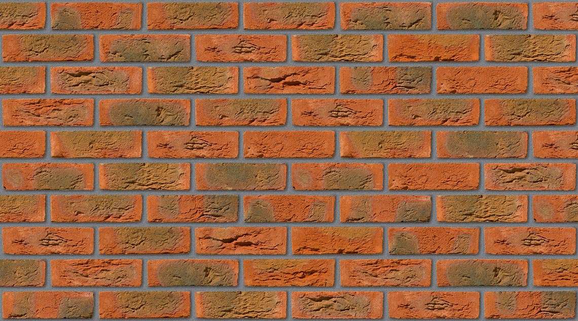Hampshire Red with Mid Grey mortar