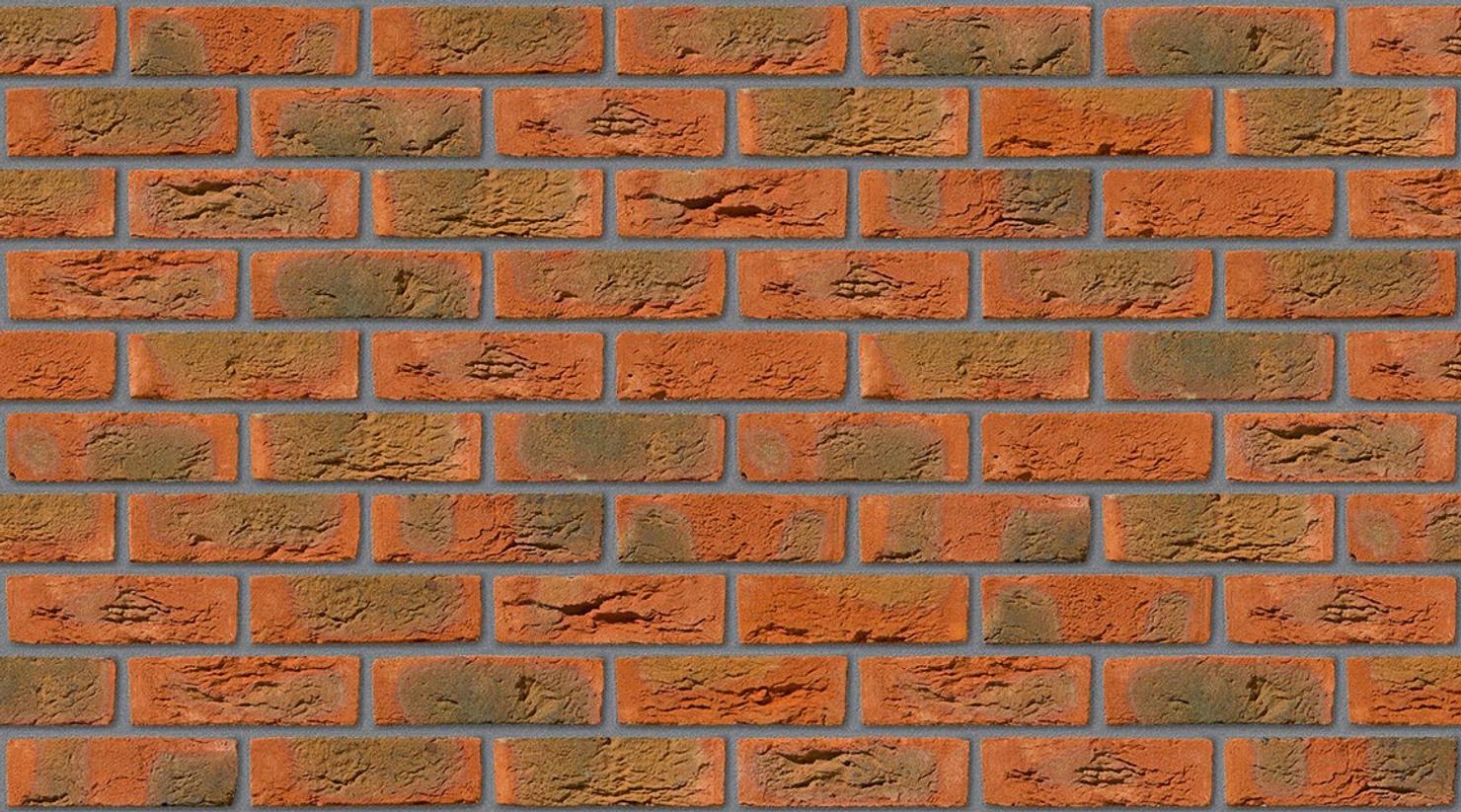 Hampshire Red with Mid Grey mortar