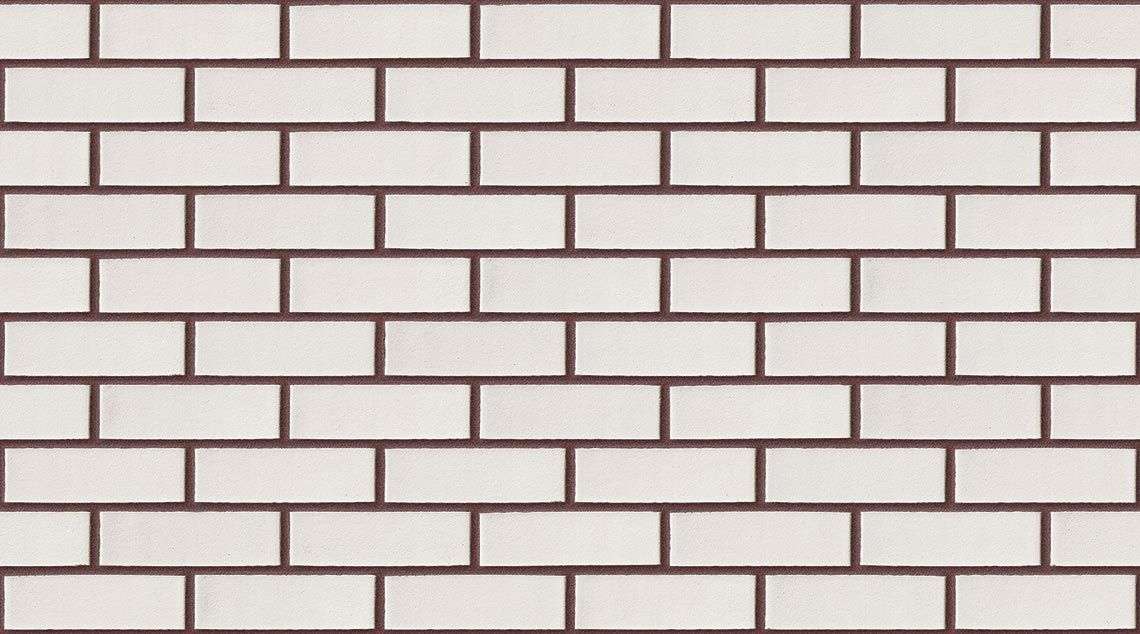 Platinum White with Brown Red mortar