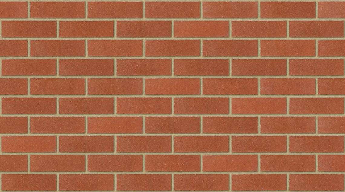 County Red Smooth with Buff mortar