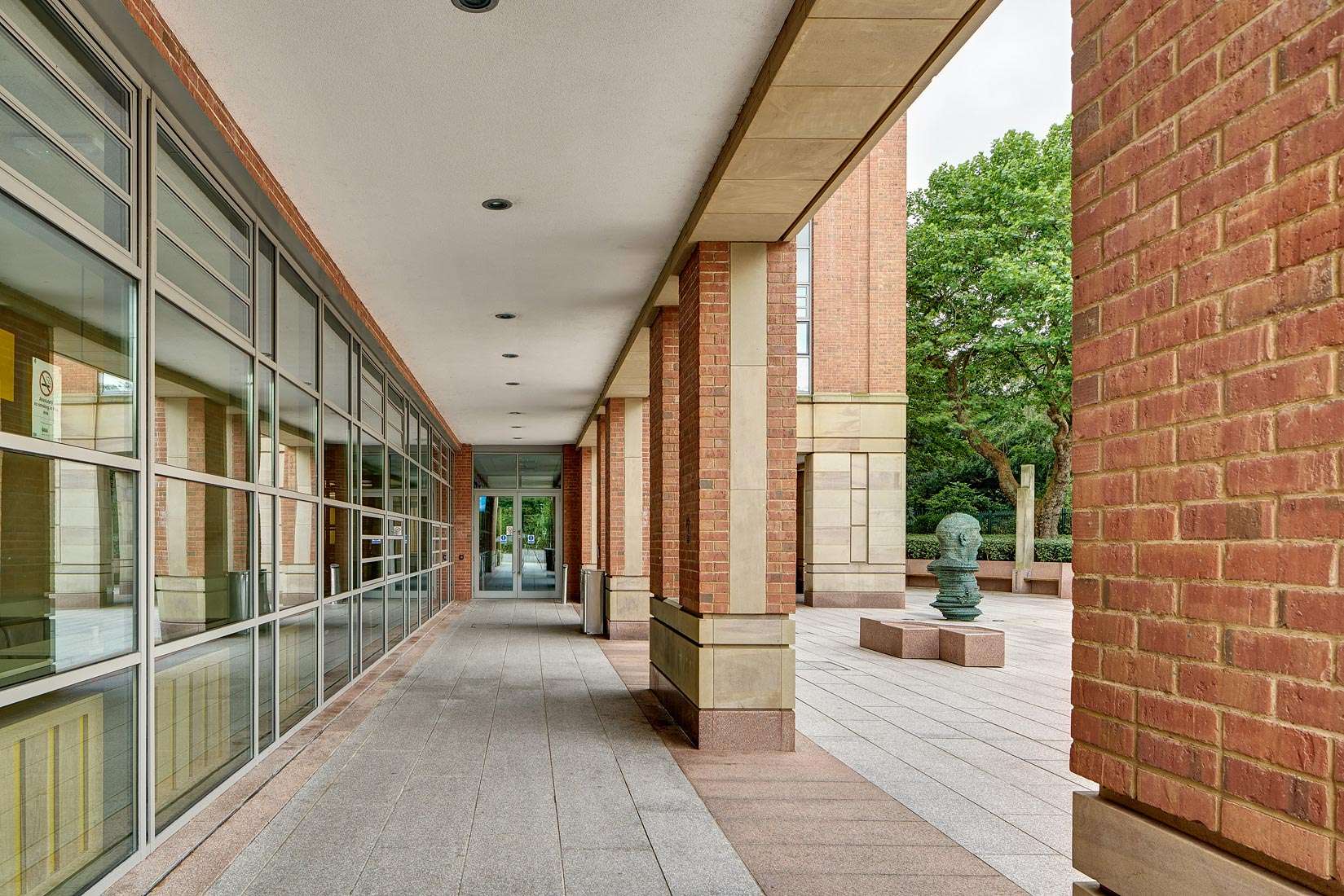 Queens University Library Grafton bricks