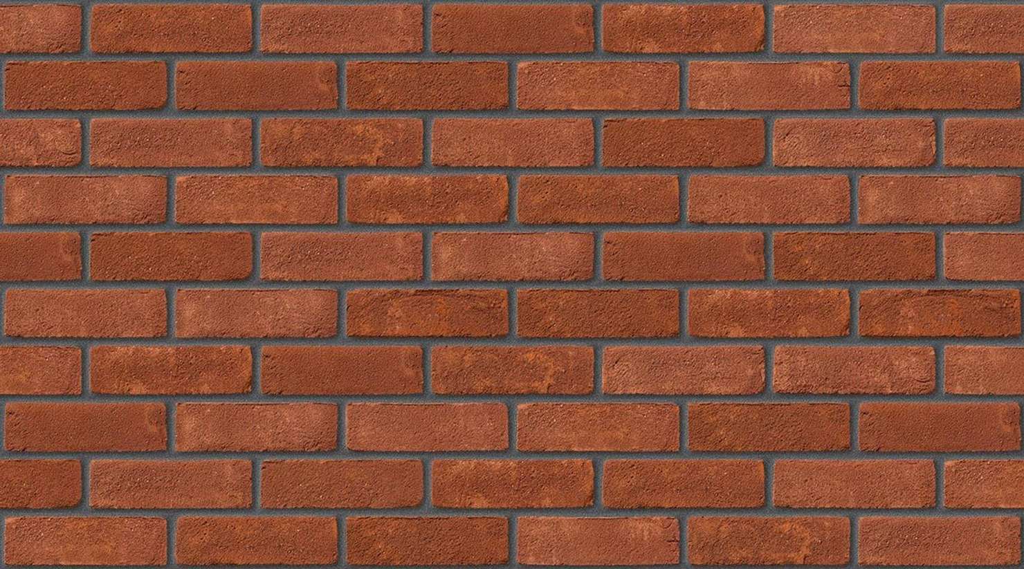 Oakthorpe Red Stock with Dark Grey mortar