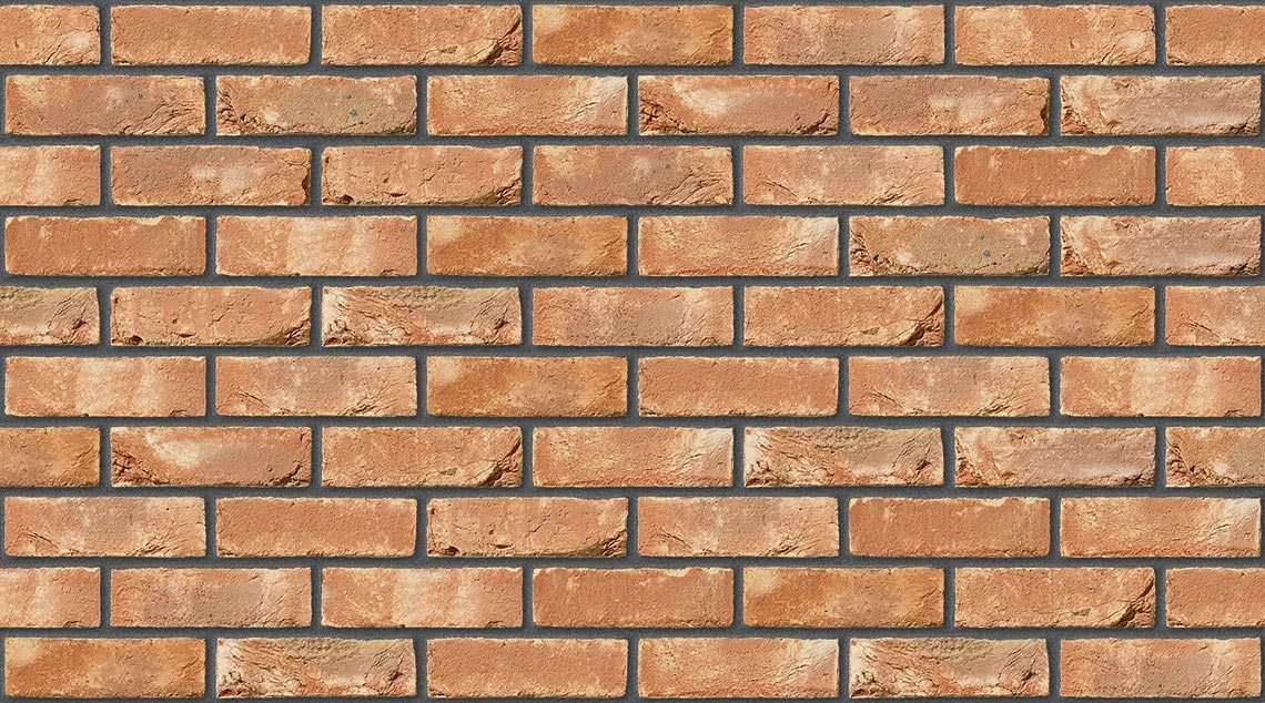 Kopper Red with Dark Grey mortar