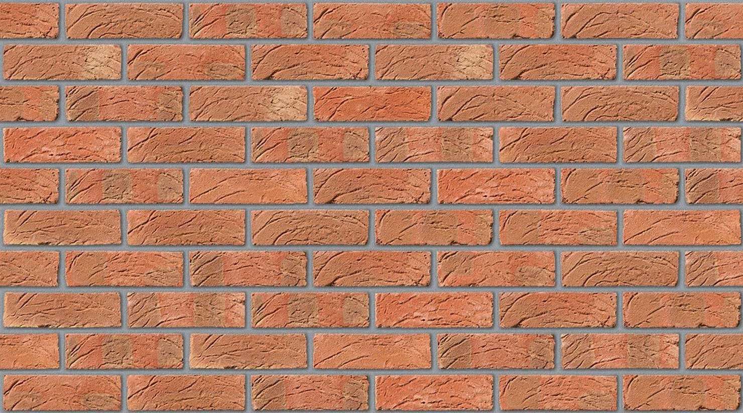 Sunset Red with Natural mortar