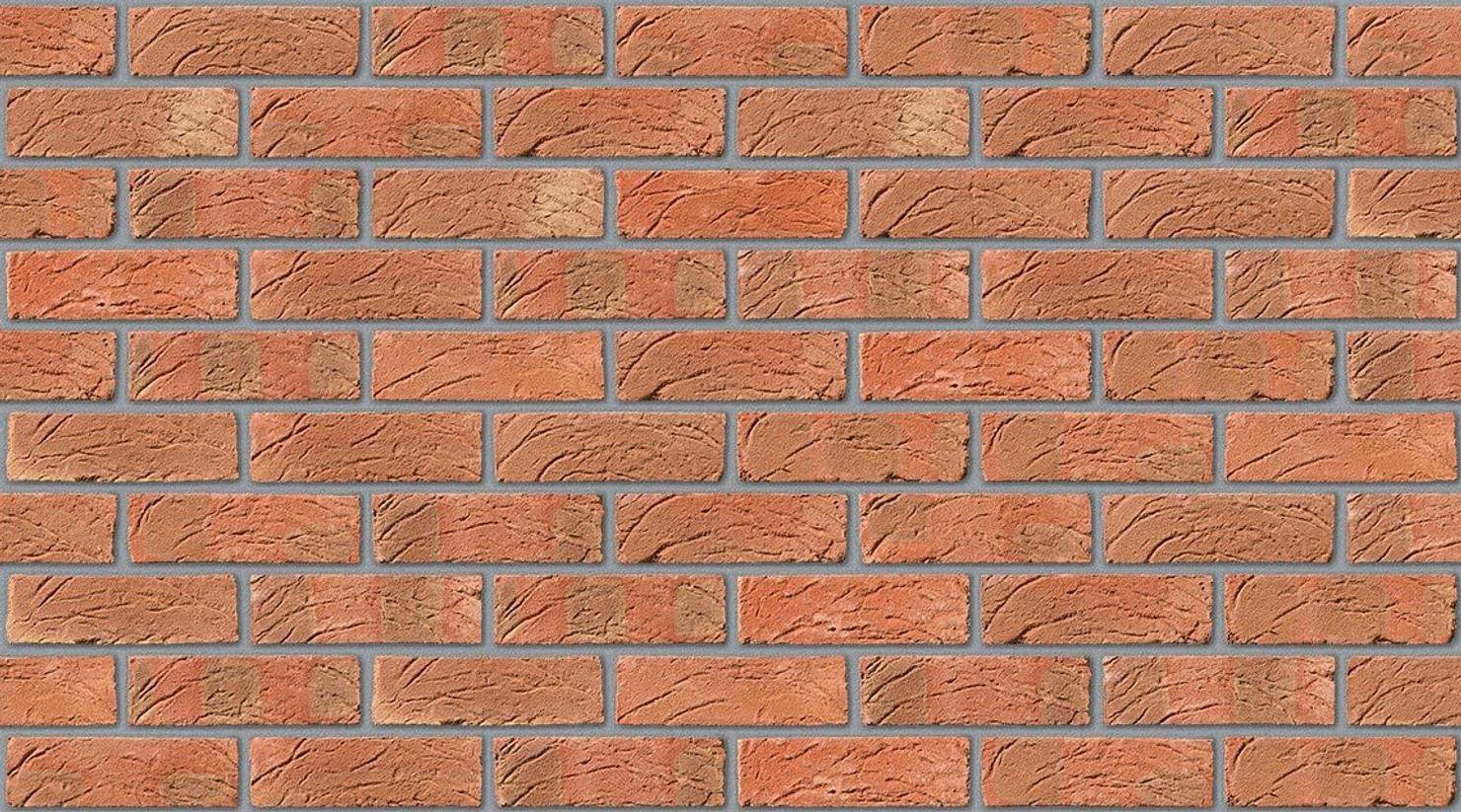 Sunset Red with Natural mortar