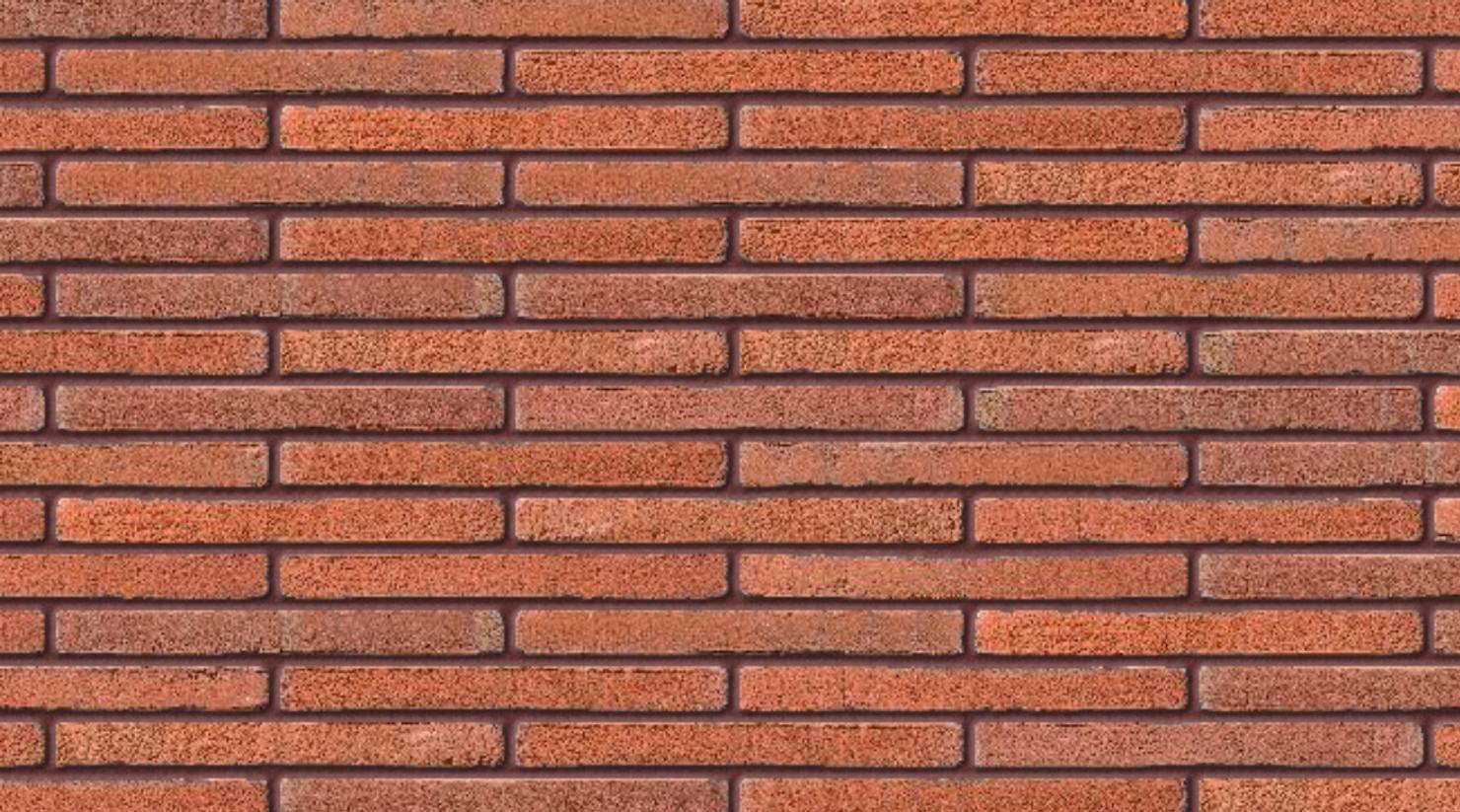 Roman Orange with Brown Red mortar