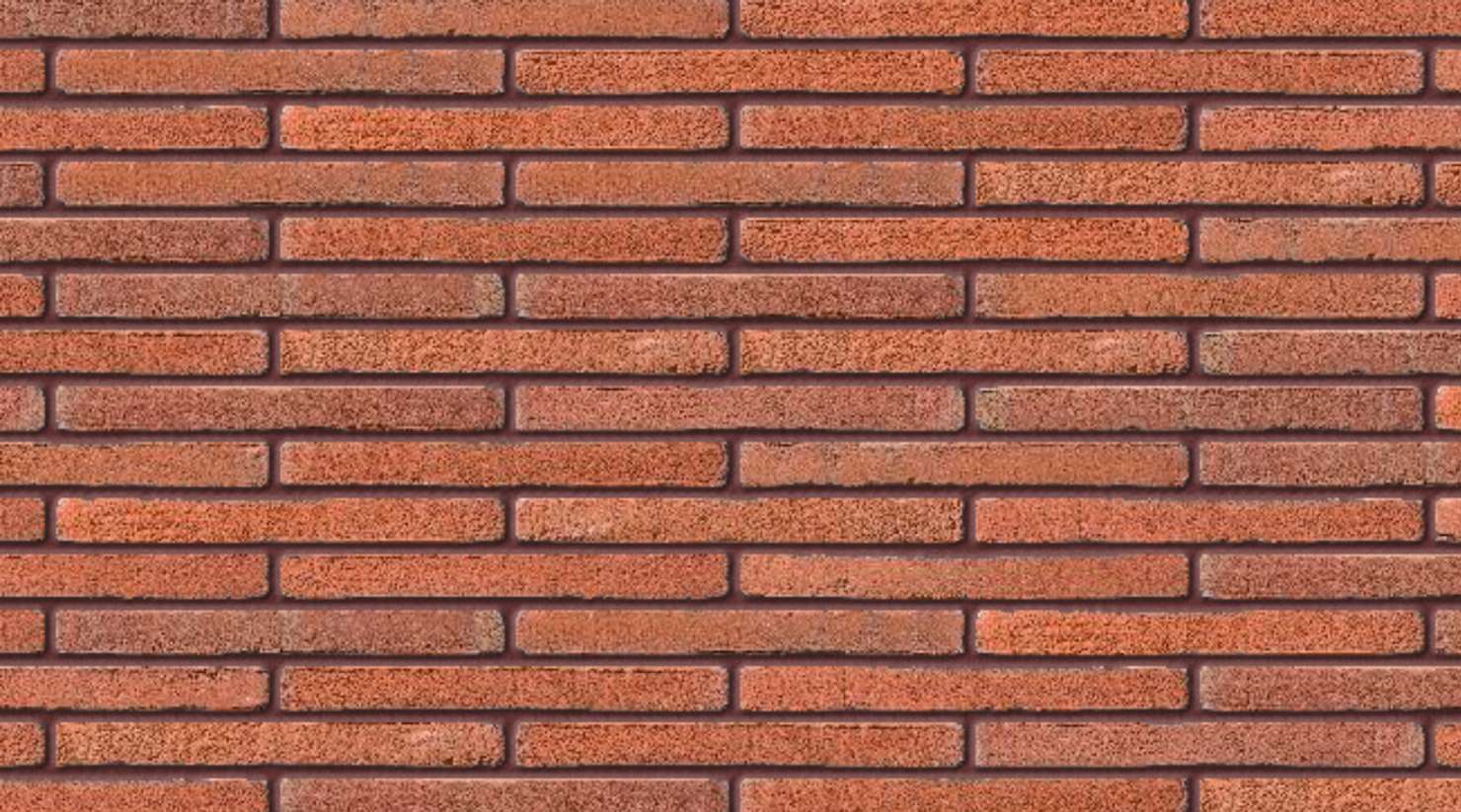 Roman Orange with Brown Red mortar