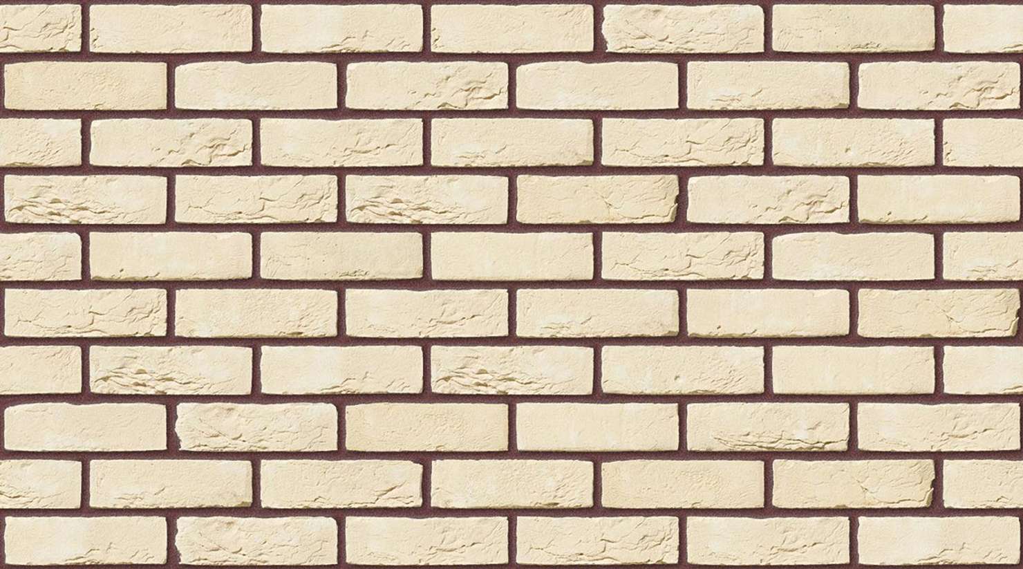 Forum White with Brown Red mortar