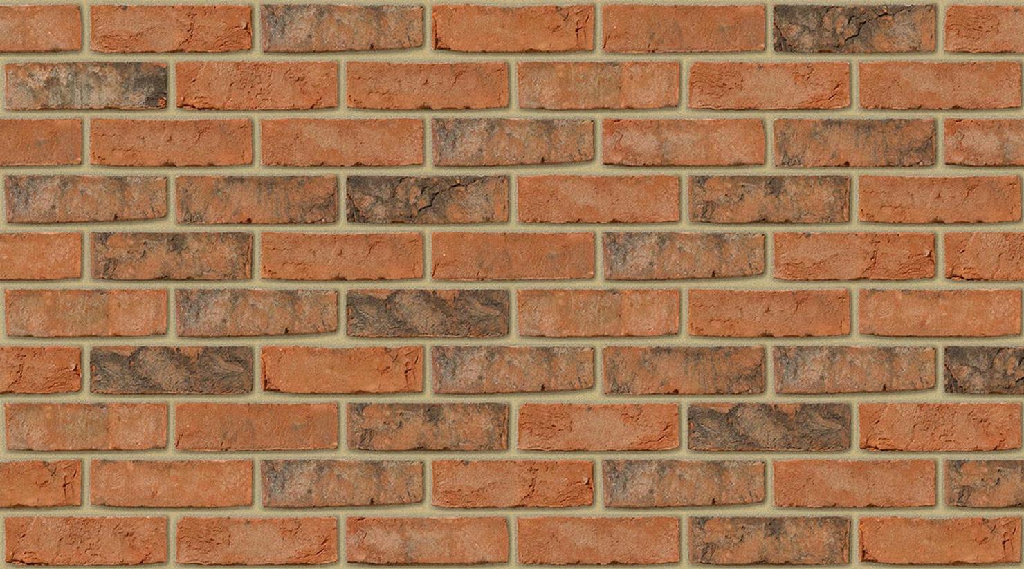 Washington Red Multi with Buff mortar